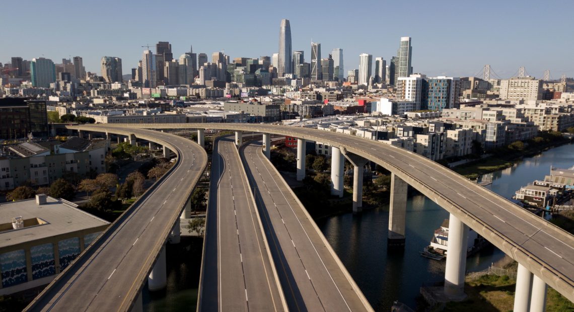 The pandemic is keeping cars parked, which means fewer crashes — and big savings for auto insurers. Allstate and American Family Insurance have decided to return that extra cash to customers. CREDIT: Josh Edelson/AFP via Getty Images