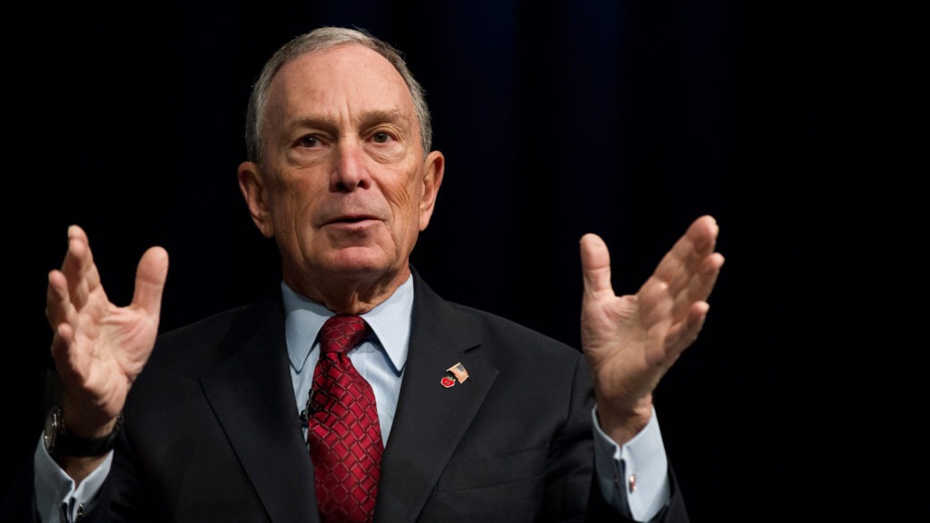 As mayor of New York City, Michael Bloomberg officially had relinquished control of his company. In reality, his former executives say, Bloomberg was in frequent contact and shared his aspirations for growth in China. Nicholas Kamm/AFP via Getty Images