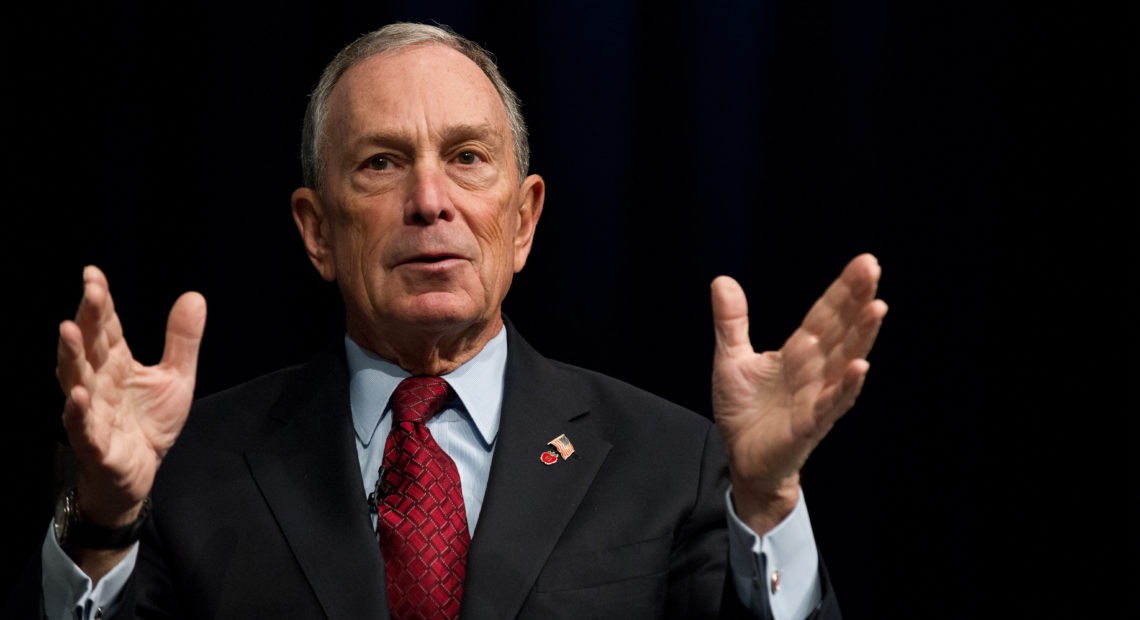 As mayor of New York City, Michael Bloomberg officially had relinquished control of his company. In reality, his former executives say, Bloomberg was in frequent contact and shared his aspirations for growth in China. Nicholas Kamm/AFP via Getty Images