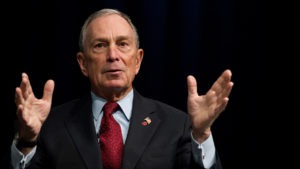 As mayor of New York City, Michael Bloomberg officially had relinquished control of his company. In reality, his former executives say, Bloomberg was in frequent contact and shared his aspirations for growth in China. Nicholas Kamm/AFP via Getty Images