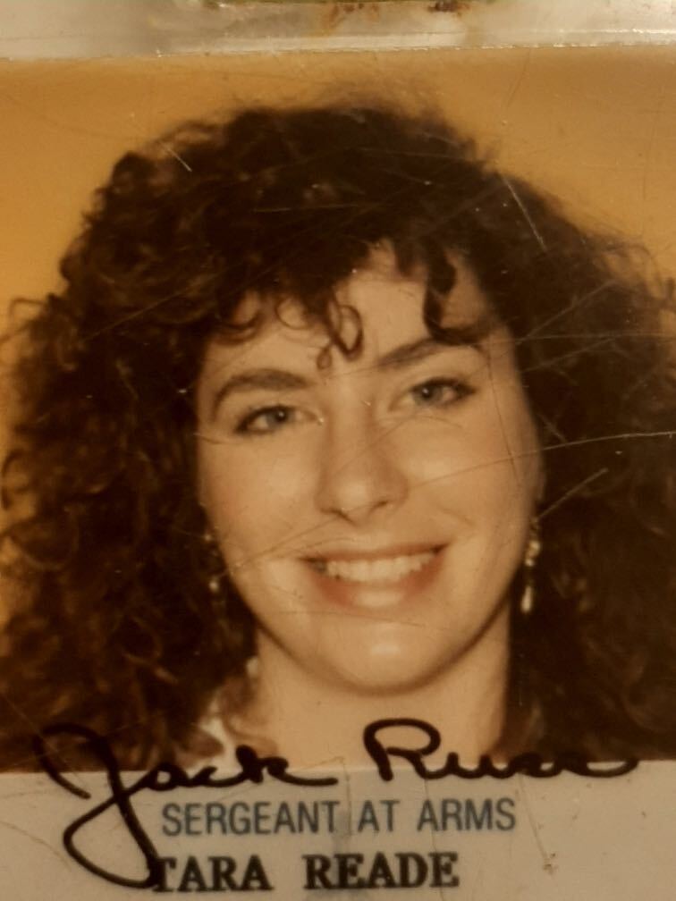 Tara Reade's congressional identification card from the early 1990s. Records show she worked in Joe Biden's Senate office for about nine months. Courtesy of Tara Reade