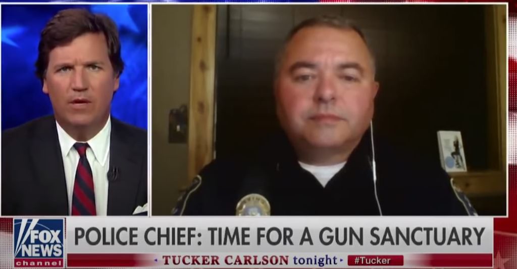 Republic, Washington police chief Loren Culp is running for governor. But before that, he made headlines and national media appearances in 2018 for his stance against stricter gun safety measures passed by state voters.