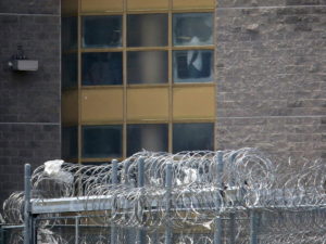 Inmates are seen at the Hudson County Correctional Center in Kearny, N.J. in 2015.