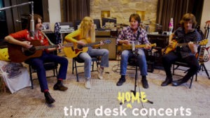John Fogerty and family for an NPR Tiny Desk (home) concert