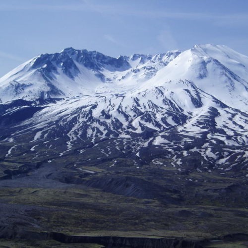 File photo. A classic view of Mount St. Helens from the Johnston Ridge Observatory and Visitor Center