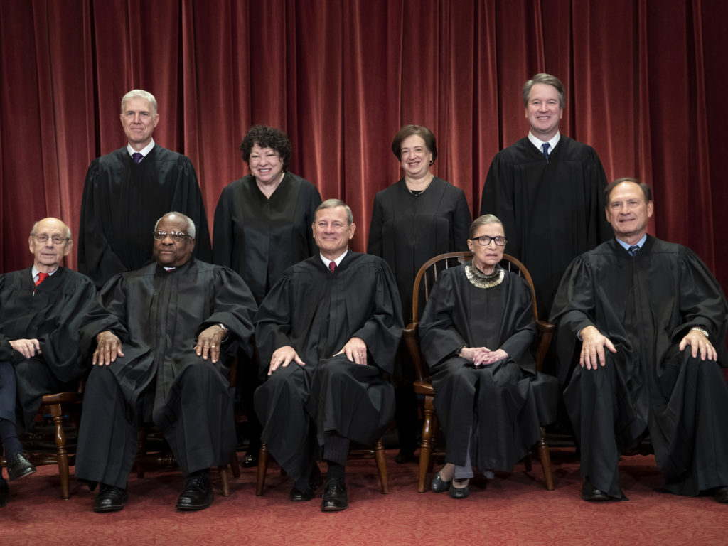 The justices of the Supreme Court