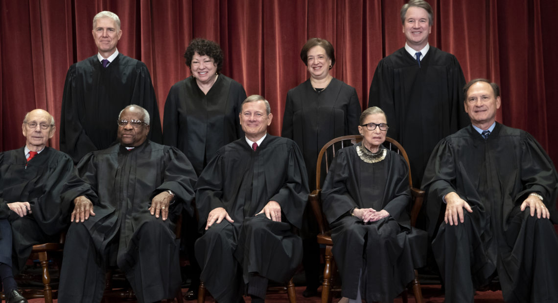 The justices of the Supreme Court