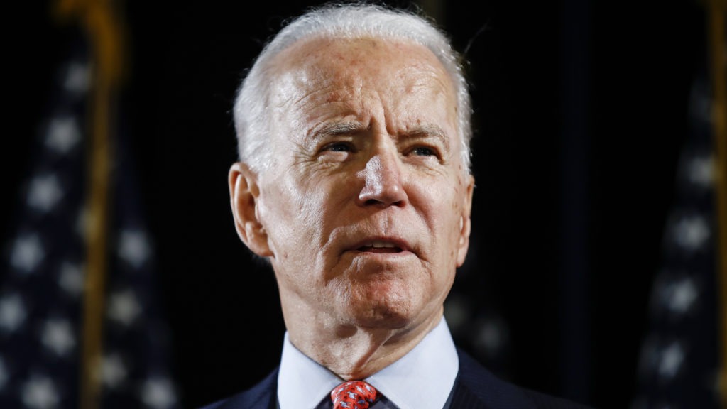 Former Vice President Joe Biden, the presumptive Democratic presidential nominee, directly addressed a sexual assault allegation against him for the first time on Friday. CREDIT: Matt Rourke/AP