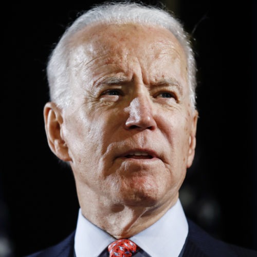 Former Vice President Joe Biden, the presumptive Democratic presidential nominee, directly addressed a sexual assault allegation against him for the first time on Friday. CREDIT: Matt Rourke/AP