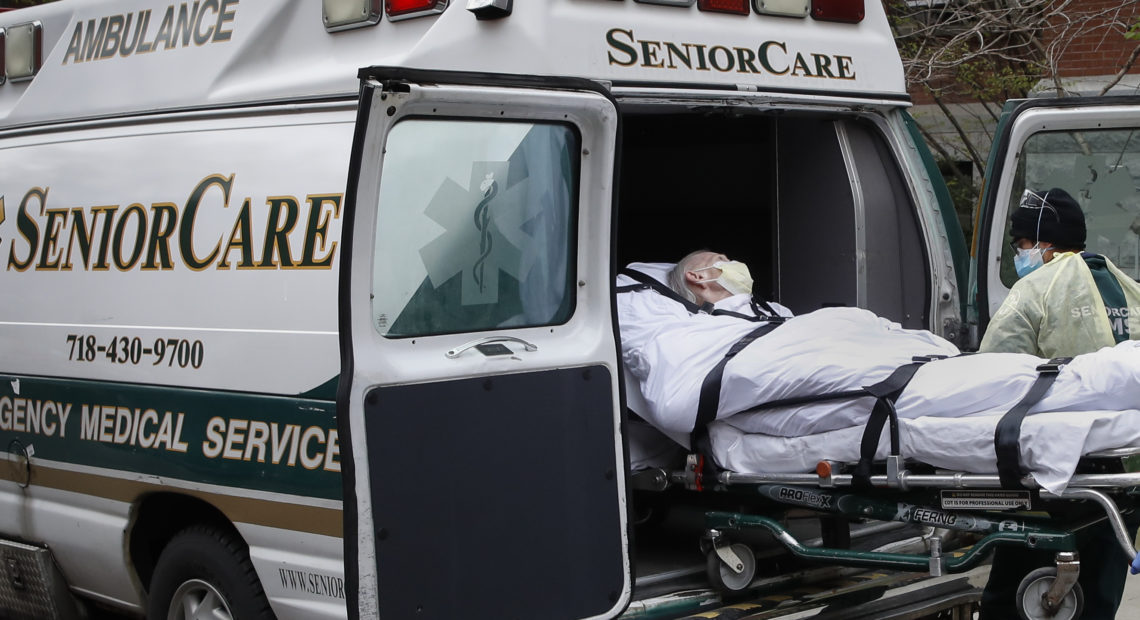 "It was certainly expected that nursing homes would be hit but it was not inevitable that they'd be hit this hard," Richard Mollot, executive director of New York-based Long Term Care Community Coalition, told NPR. CREDIT: John Minchillo/AP