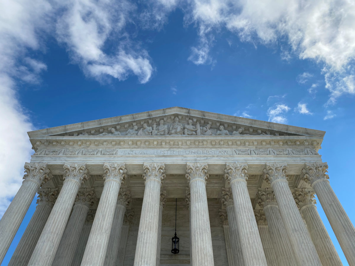 The building of the U.S. Supreme Court is pictured in Washington, D.C., U.S., January 19, 2020.