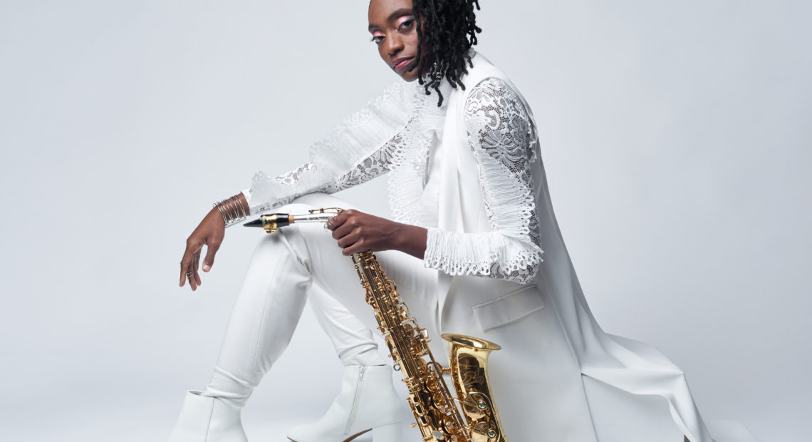 Aided by an ensemble cast of jazz musicians new and old, Lakecia Benjamin recorded the entirety of her new album 'Pursuance: The Coltranes' in two days. CREDIT: Elizabeth Leitzell/Courtesy of the artist