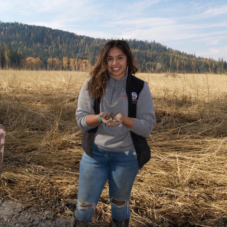 Kyra Antone is one of the mentors for Coeur d'Alene tribal youth members who have produced podcasts about natural resource issues. Courtesy of Coeur d'Alene Tribe
