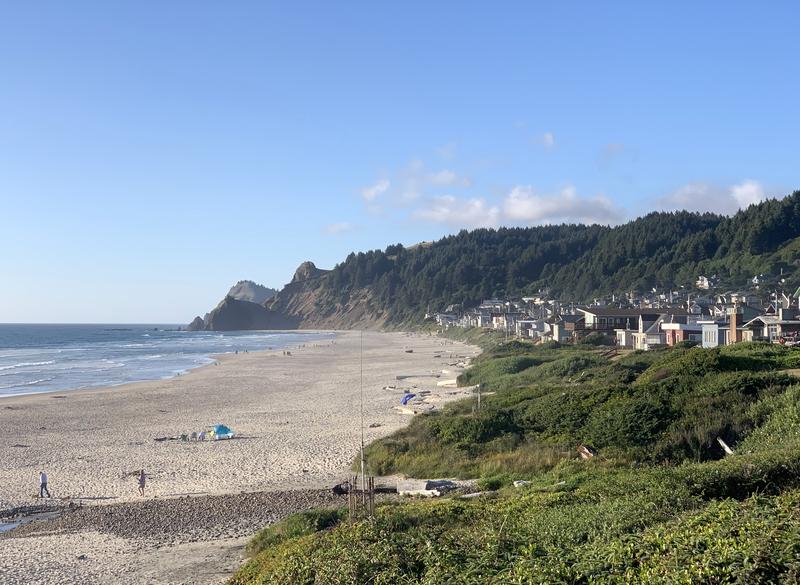 Beach at Lincoln City Oregon