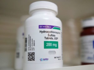 President Donald Trump announced in May that he was taking hydroxychloroquine as a preventive measure against COVID-19. But a study published Wednesday finds no evidence the drug is protective in this way.