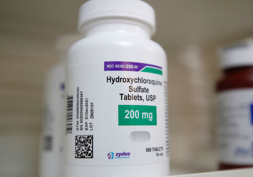 President Donald Trump announced in May that he was taking hydroxychloroquine as a preventive measure against COVID-19. But a study published Wednesday finds no evidence the drug is protective in this way.