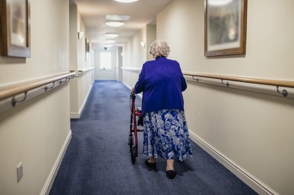 Some nursing homes and long-term care facilities say they're struggling to fill shifts as certified nursing assistants opt for unemployment benefits during the pandemic. CREDIT: SolStock/Getty Images