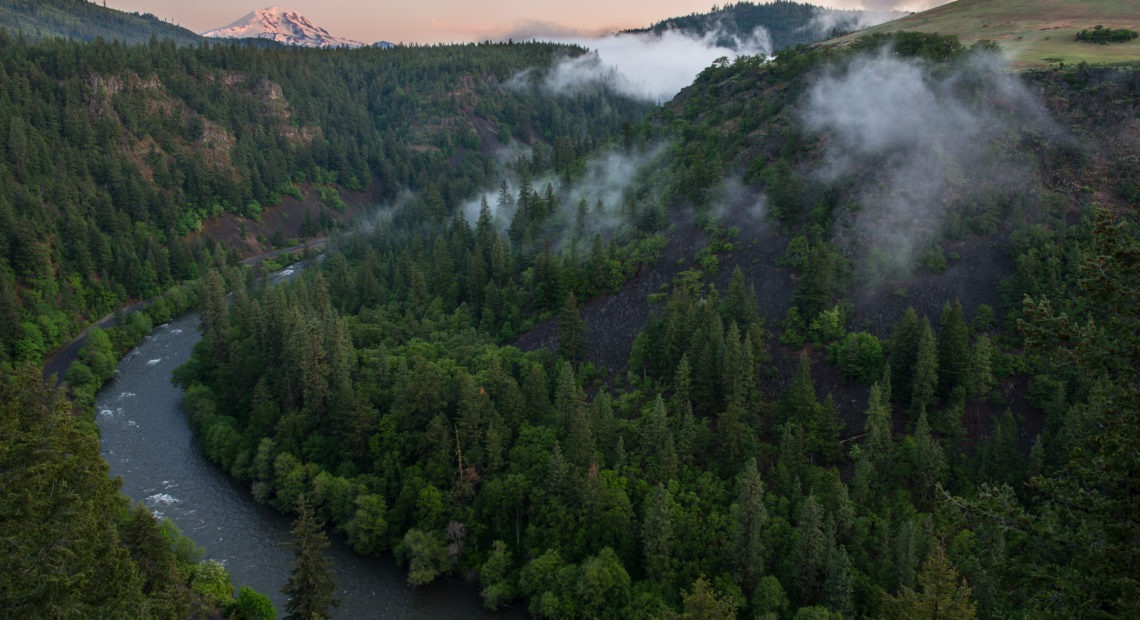 The Klickitat River is Washington’s longest wild river and runs through the conservation area. CREDIT: Brian Chambers / Courtesy of Columbia Land Trust