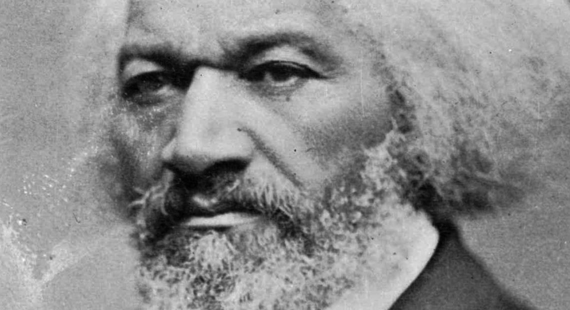 A statue of the abolitionist and writer Frederick Douglass, pictured here, was torn from its base in Rochester, N.Y., on the anniversary of his famous speech "What to the Slave Is the Fourth of July?" CREDIT: AP