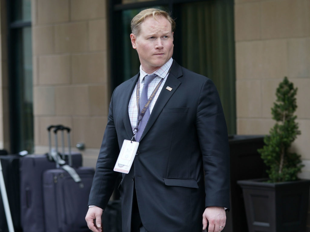 Rep. Steve Watkins, R-Kan., pictured in 2018, called the charges "hyperpolitical." CREDIT: Pablo Martinez Monsivais/AP