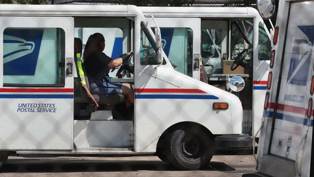 The U.S. Postal Service has had financial problems for years, but the new postmaster general is making changes and some workers are alarmed. CREDIT: Scott Olson/Getty Images
