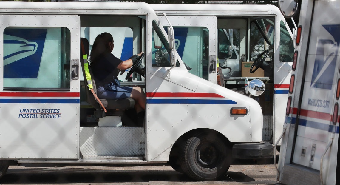 The U.S. Postal Service has had financial problems for years, but the new postmaster general is making changes and some workers are alarmed. CREDIT: Scott Olson/Getty Images