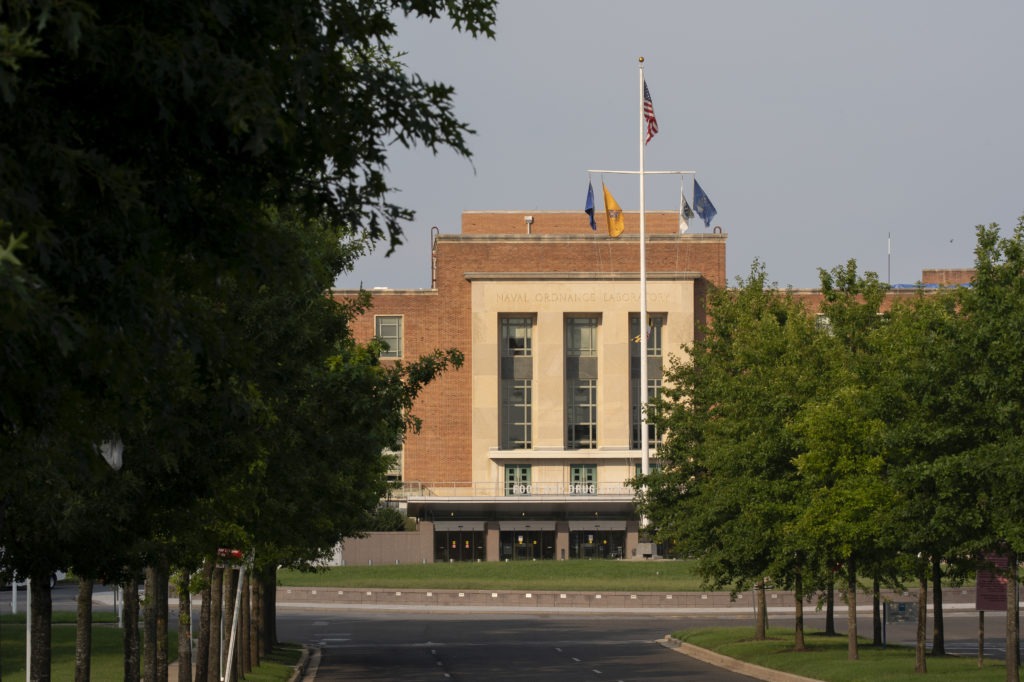 The U.S. Food and Drug Administration headquarters in White Oak, Md. The agency this week has removed a top communications official in the wake of misleading claims it made about a treatment for COVID-19. CREDIT: Stefani Reynolds/Bloomberg via Getty Images