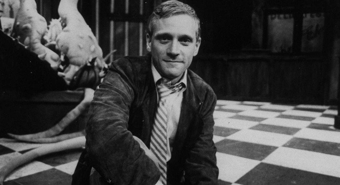 A young Howard Ashman, photographed on the set of his musical Little Shop of Horrors. CREDIT: Disney