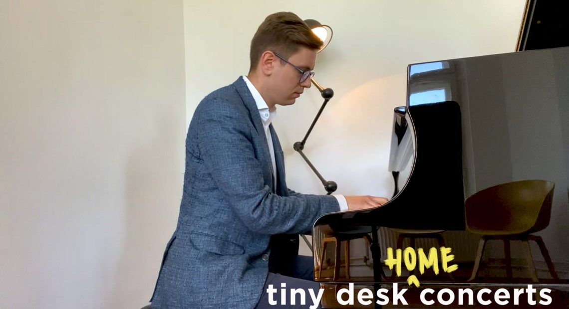 Víkingur Ólafsson plays a Tiny Desk (home) concert.