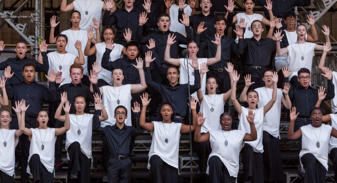The Young People's Chorus of New York City, performing back in better times. CREDIT: Alexey Konkov/Courtesy of the artists