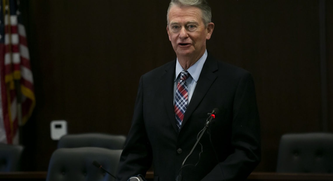 On Friday, Gov. Brad Little announced a plan to use $99 million in federal money to offset state cuts in K-12 spending. CREDIT: Sami Edge/Idaho EdNews