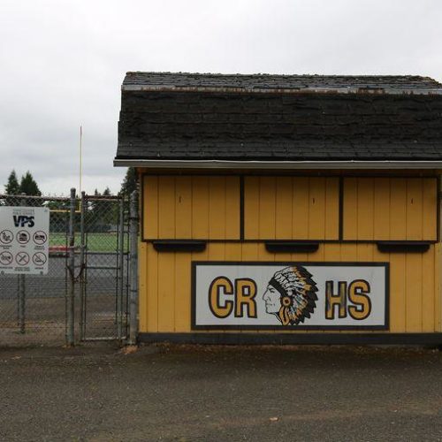 The Chieftains mascot at Columbia River High School in Vancouver, Washington, is on the way out following a unanimous vote of the school board. CREDIT: Molly Solomon/OPB
