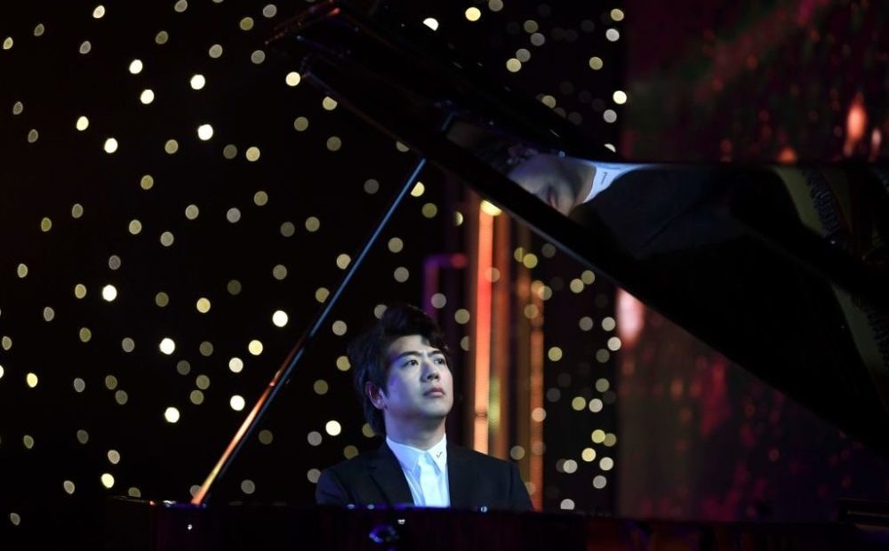 Pianist Lang Lang attends the release ceremony of his latest recording of Johann Sebastian Bach's "Goldberg Variations" on Sept. 4, 2020 in Beijing, China. CREDIT: Beijing Youth Daily/VCG via Getty Images