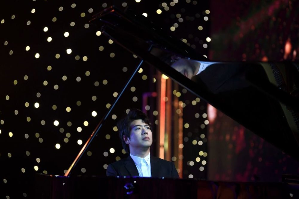 Pianist Lang Lang attends the release ceremony of his latest recording of Johann Sebastian Bach's "Goldberg Variations" on Sept. 4, 2020 in Beijing, China. CREDIT: Beijing Youth Daily/VCG via Getty Images