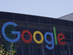 Google says it will no longer allow some autocomplete suggestions related to political candidates and the election, such as search predictions that could be viewed as making claims about the "the integrity or legitimacy of electoral processes." CREDIT: Marcio Jose Sanchez/AP