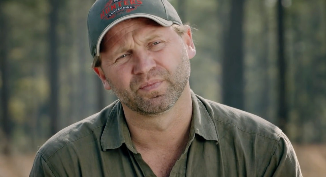 Joshua Powell appears in "Trust the Hunter in Your Blood," an NRA fundraising film on YouTube. CREDIT: YouTube