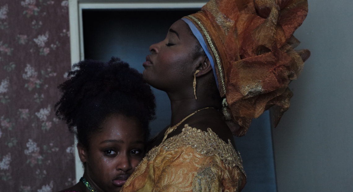 Amy (left), played by Fathia Youssouf, and her mother Mariam, played by Maïmouna Gueye, in a still from the film, Cuties. CREDIT: Jean-Michel Papazian/Netflix