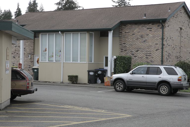 The apartment in Lacey, Washington, where police say Michael Forest Reinoehl stayed before he killed by police. CREDIT: Conrad Wilson/OPB