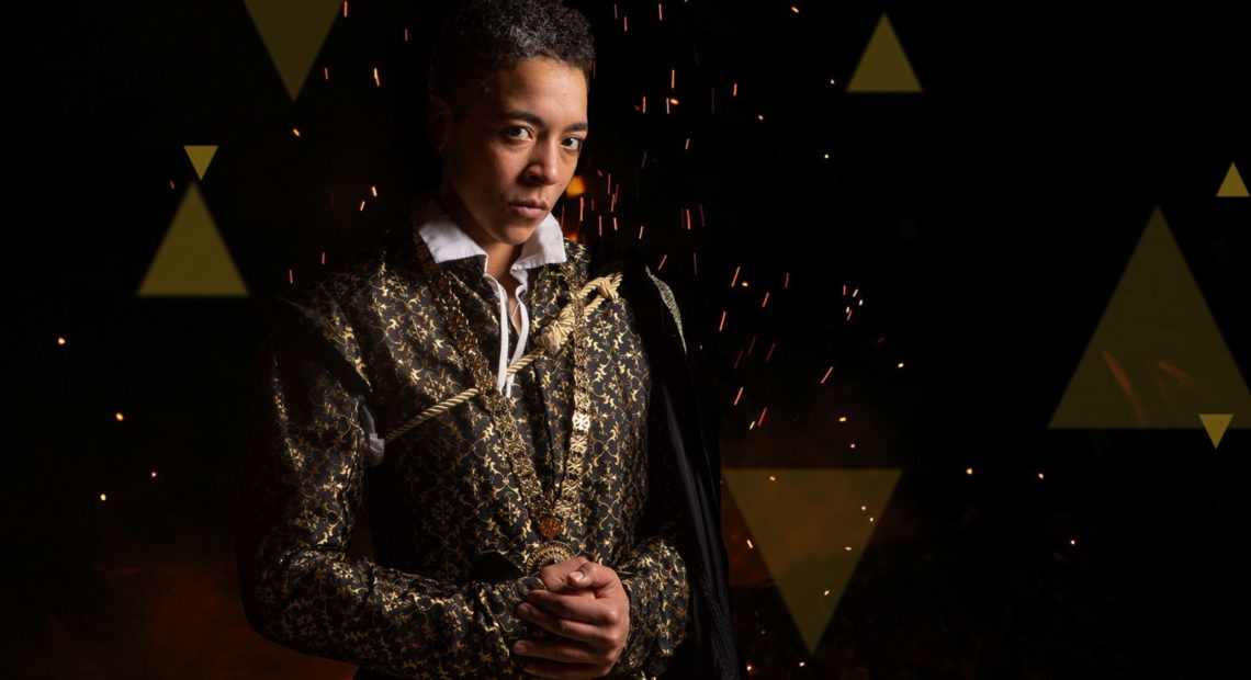 Jessika D. Williams, 35, plays the title role in William Shakespeare’s “Othello” at the American Shakespeare Center. CREDIT: Lauren Parker/ASC