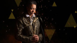 Jessika D. Williams, 35, plays the title role in William Shakespeare’s “Othello” at the American Shakespeare Center. CREDIT: Lauren Parker/ASC