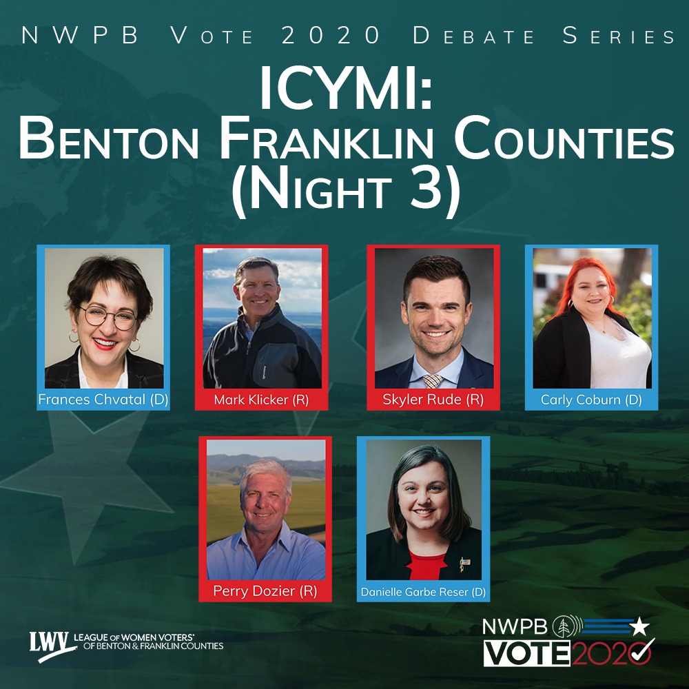 Stream night 3 of the Benton County debates