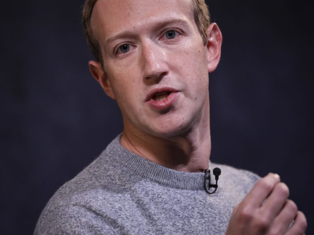 Facebook CEO Mark Zuckerberg says his thinking has "evolved" on how to balance free speech and the harms of Holocaust denial. CREDIT: Drew Angerer/Getty Images