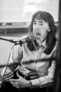 Dawn Shaw during the recording of Traverse Talks with Sueann Ramella