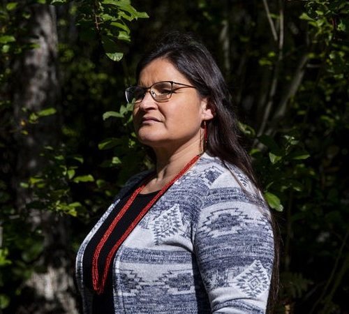 Washington Supreme Court Justice Raquel Montoya-Lewis outside of her Lacey home on Oct. 12, 2020. CREDIT: Dorothy Edwards/Crosscut