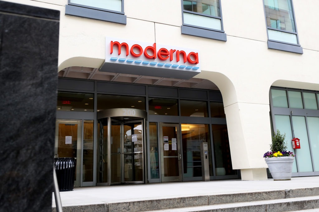 Moderna company headquarters buidling