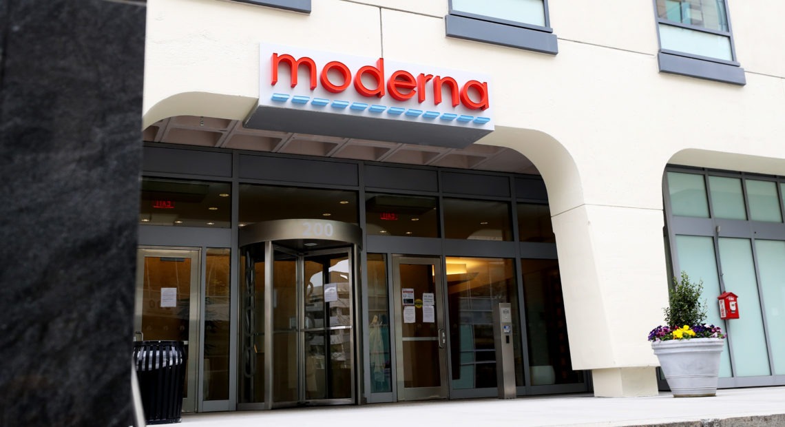 Moderna company headquarters buidling