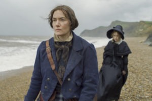 "I feel proud of myself now, as a 45-year-old woman, to have just played a role in which ... my age really shows on my face," says Kate Winslet. She plays British paleontologist Mary Anning in the new film Ammonite. Courtesy of Neon