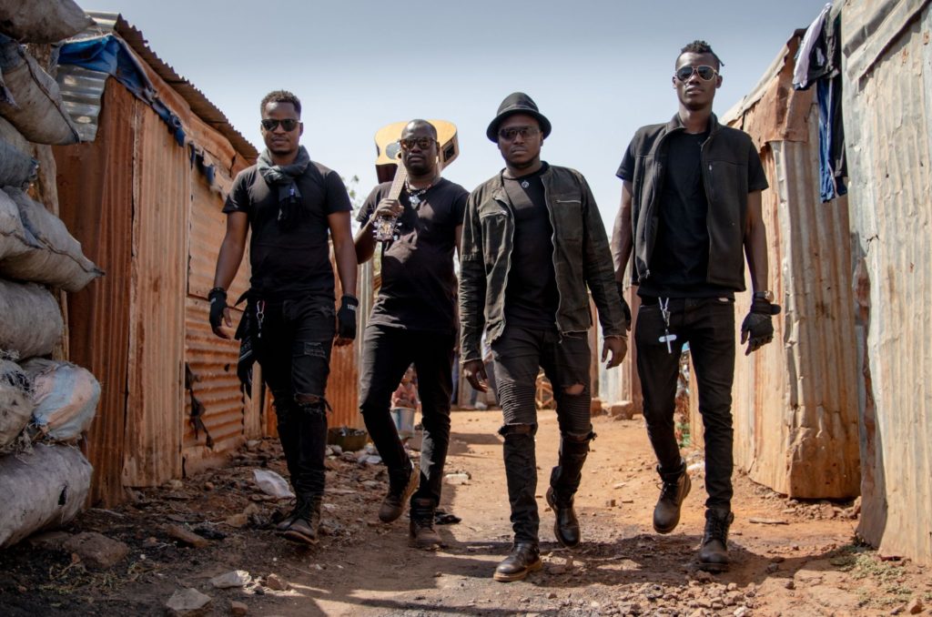 The band Songhoy Blues from Bamako, Mali. CREDIT: Kiss Diouara/Courtesy of the artists