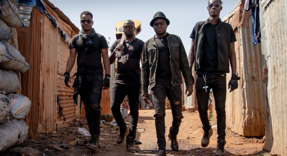 The band Songhoy Blues from Bamako, Mali. CREDIT: Kiss Diouara/Courtesy of the artists