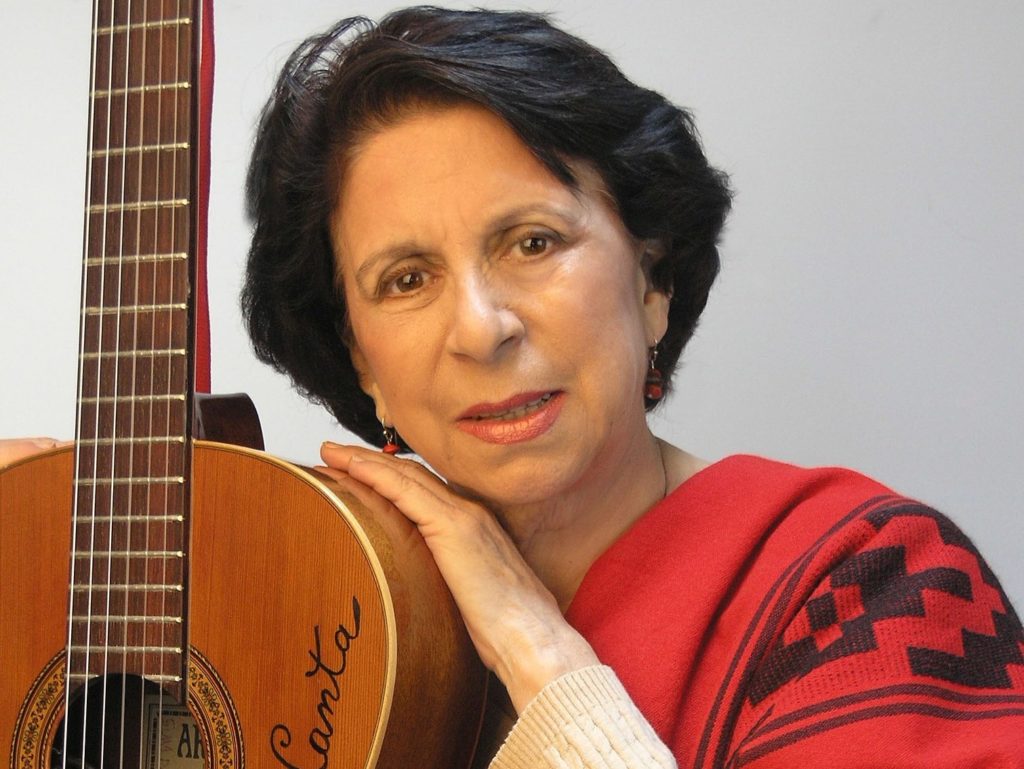 Argentine singer-songwriter Suni Paz adds NEA recognition to a long career. CREDIT: Ramiro Fauve